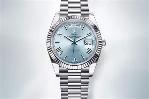 rolex platinum daydate|Rolex Day-Date platinum 40mm.